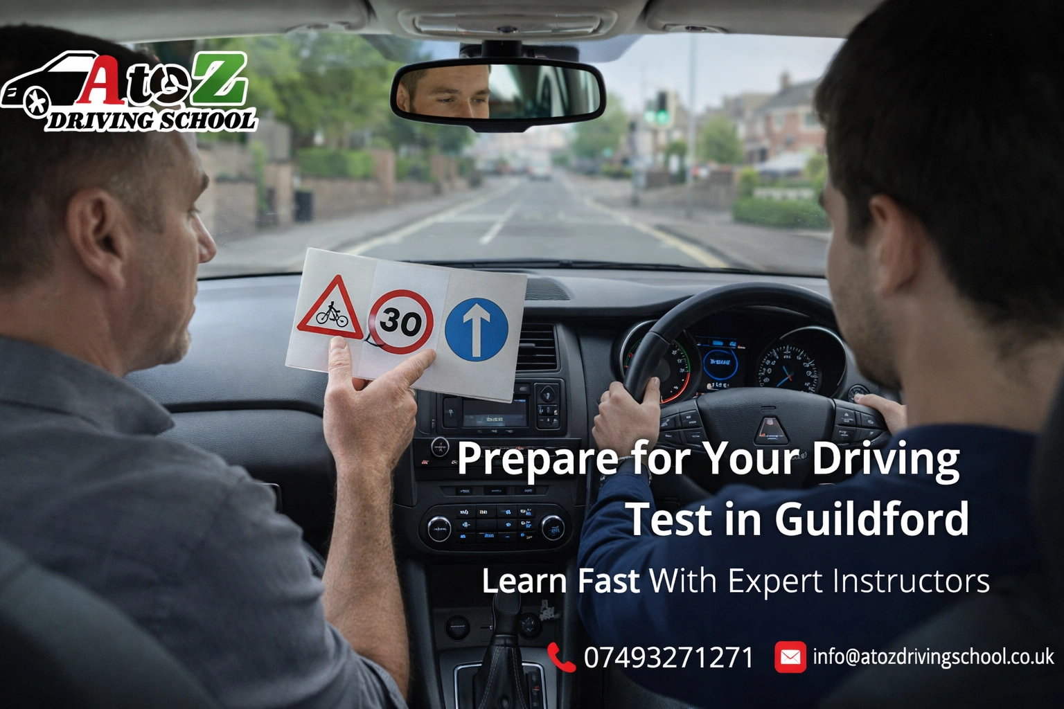 Driving test preparation with Guildford driving instructor