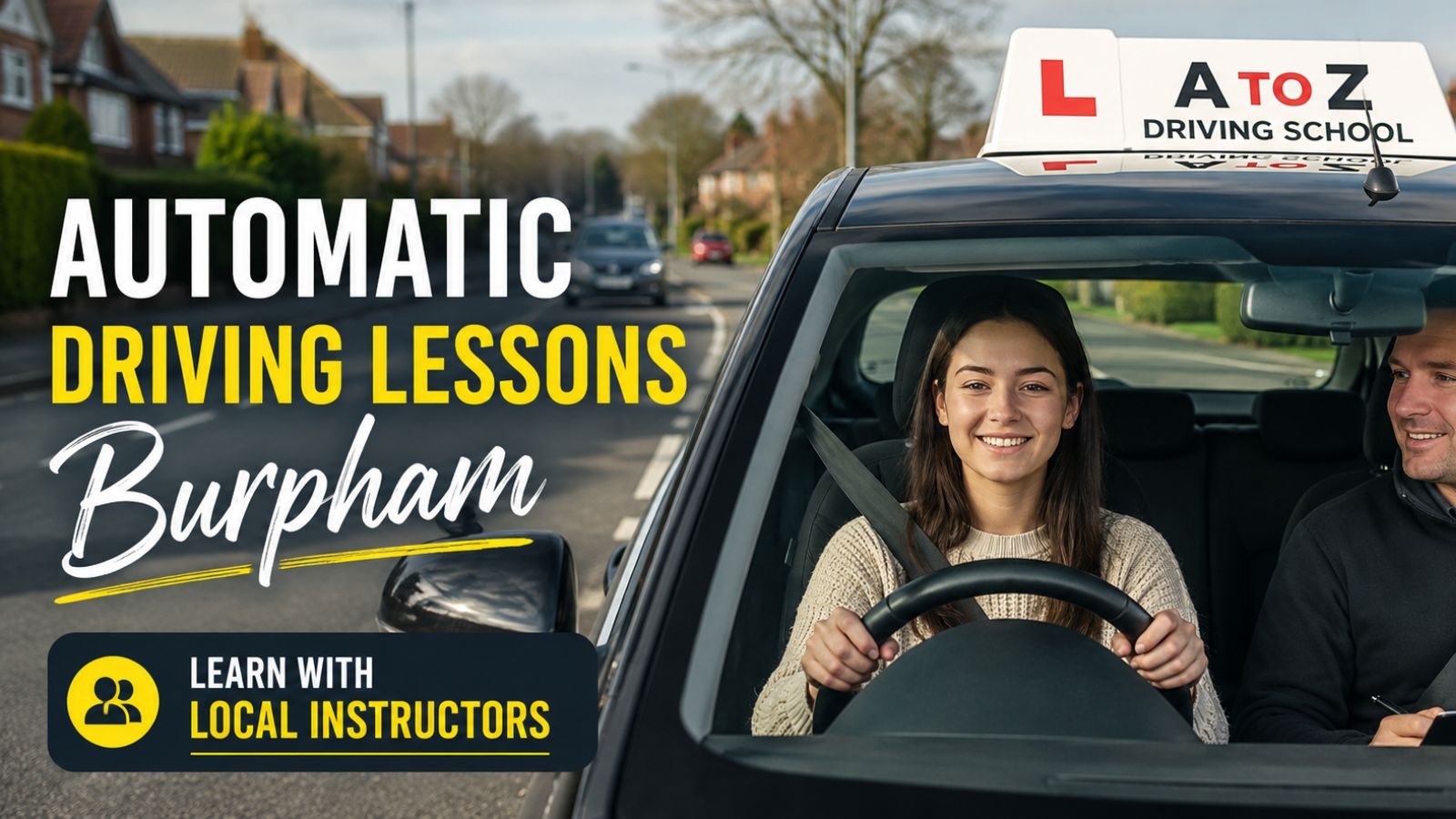 Automatic driving lessons Burpham